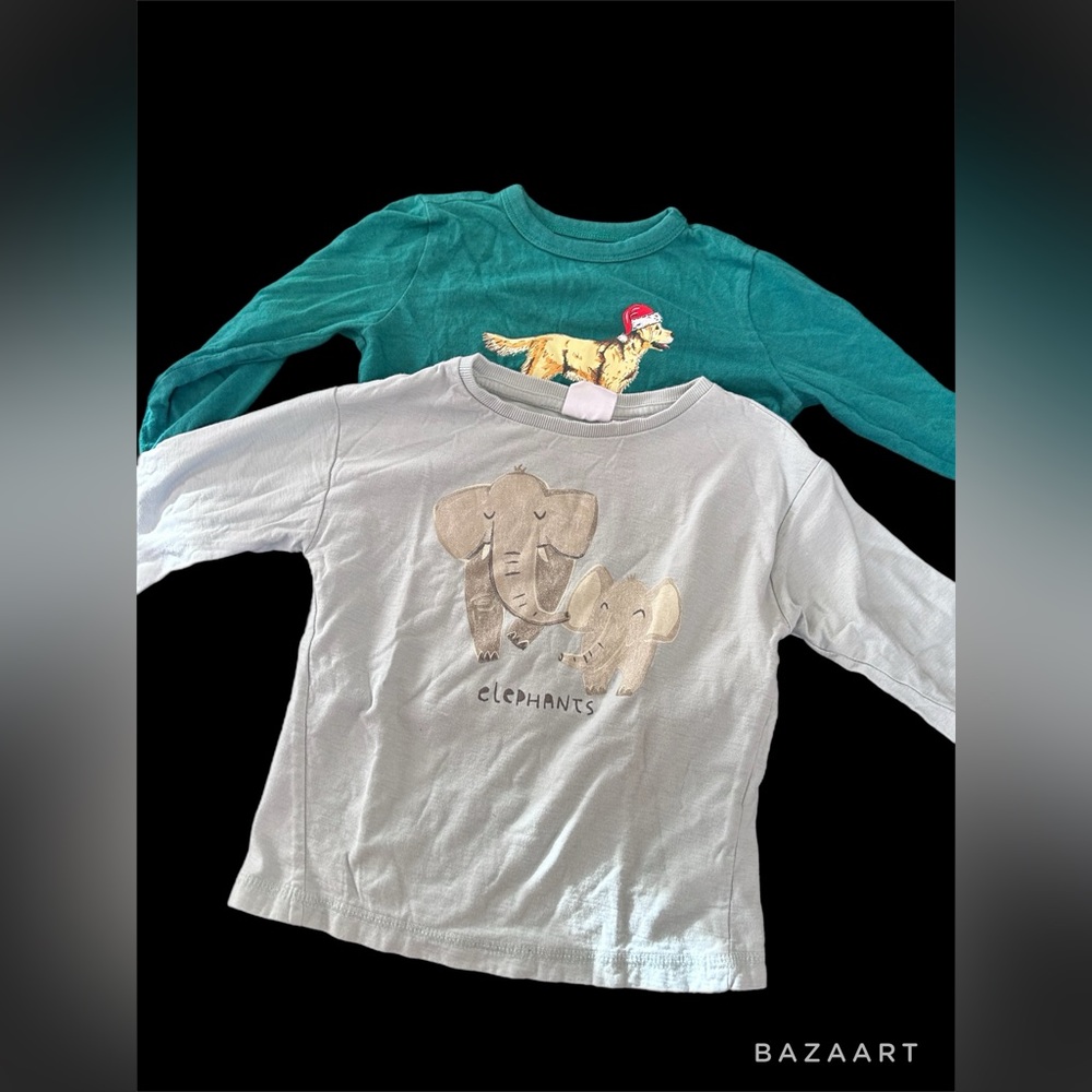 Bundle of 2 long sleeves tees